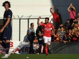 Téji Savanier, buteur face au PSG. AFP
