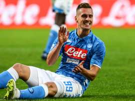Milik, talent fragile. AFP