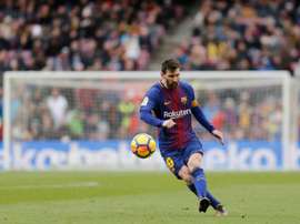 Cadiz avait demandé le prêt de Messi en 2005. AFP