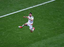 Le Mexicain fera ses débuts en LDC au Camp Nou. AFP