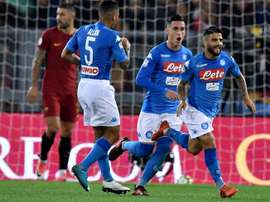 Napoli 100% vitorioso na Serie A. AFP