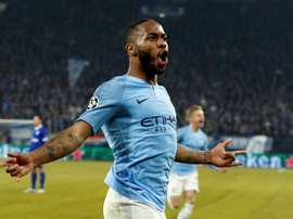 Raheem Sterling struck late to give Manchester City a famous victory. AFP