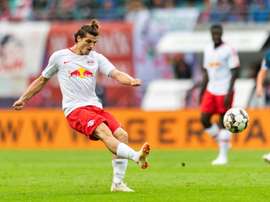 Marcel Sabitzer avec le maillot Red Bull. AFP