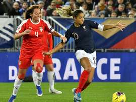 Qualifs Euro-2021 dames: la vague bleue emporte la Serbie, avec Majri en folie. AFP