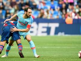 Juanfran rejoindrait Dani Alves sous peu. AFP