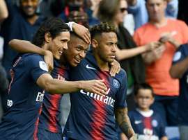 O PSG bateu o Angers por 3-1. AFP