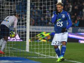 Le défenseur de Strasbourg est une révélation en Ligue 1. AFP