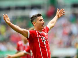 L'attaquant-vedette du Bayern Munich Robert Lewandowski. AFP