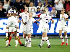 Les Américaines, championnes du monde en titre. AFP
