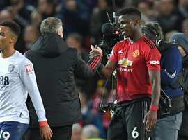 Solskjaer admitted Pogba will play a lot more with United. AFP