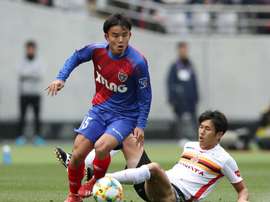 Takefusa Kubo est vu comme le Messi japonais. AFP