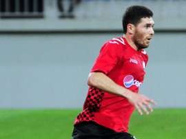 Le footballeur international azerbaïdjanais Javid Huseynov, le 23 juillet 2015 à Bakou. AFP