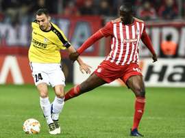 Le milieu de terrain ivoirien de l'Olympiakos, Yaya Touré. AFP