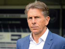Claude Puel pendant Bordeaux/Saint-Etienne le 20 Octobre 2019. AFP