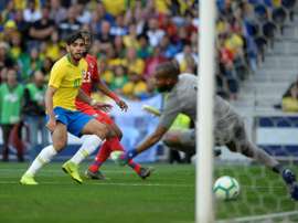 Sans Neymar, le Brésil ne bat pas le Panama. AFP