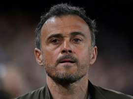 Luis Enrique will miss Tuesday's match. AFP