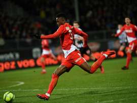 Diakhaby en match de Ligue 1 à Angers. AFP