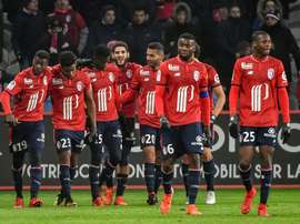 Lille somou o segundo triunfo consecutivo. AFP