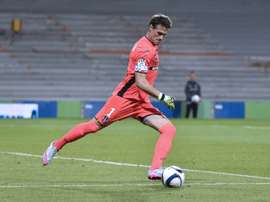 Le gardien de Toulouse Mauro Goicoechea lors du match contre Marseille au Stadium Municipal. AFP