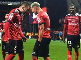 Victoire précieuse de Guingamp sur Rennes. AFP