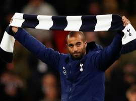 Lucas Moura is tipped to make his full debut against Rochdale. AFP