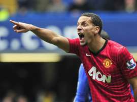 Ferdinand made 312 appearances over 12 years at Old Trafford. AFP