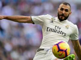 Benzema no estuvo bien en Huesca. AFP