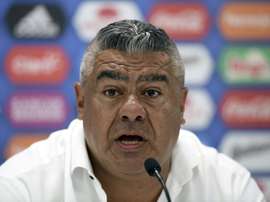 La CONMEBOL anuncia la destitución de Tapia. AFP