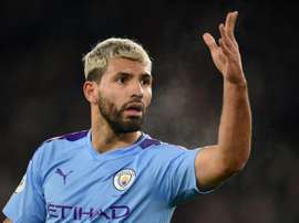Manchester City laissera partir Agüero si la sanction est confirmée. AFP