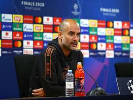 Pep Guardiola annonce la couleur pour le mercato. afp