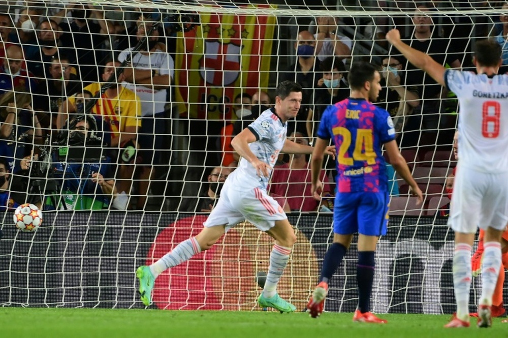 El Barça cayó por 0-3 ante el Bayern. AFP