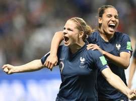 Les Bleues se sont imposées 2-1 face à la Norvège. AFP