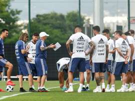 Les joueurs argentins n'iront pas en Israel. AFP