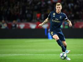 Kroos vai carregando o Real. AFP