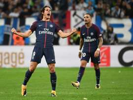 Cavani impediu a derrota do PSG. AFP
