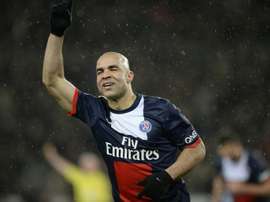 Le défenseur brésilien Alex sous les couleurs du Paris SG, contre Bordeaux le 31 janvier 2014. AFP