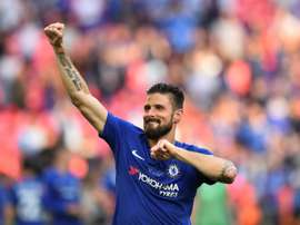 Lampard quer que Giroud fique no Chelsea. AFP