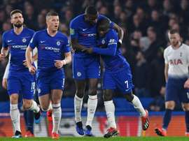 Hazard évoque Kanté. AFP