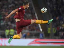 Dzeko, au service de Kluivert. AFP
