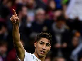Achraf will join Borussia Dortmund for the next two seasons. AFP
