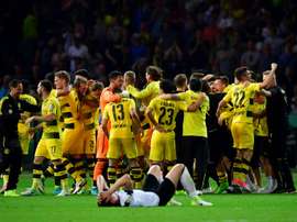 Cinco anos depois, o Dortmund voltou a conquistar a DFB POKAL. AFP