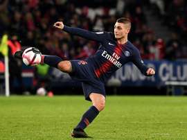 Verratti est sorti sur blessure. AFP