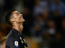 Cristiano busca su primer gol. AFP