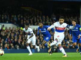 El Everton se ha estrellado ante el Lyon. AFP