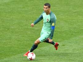 L'attaquant du Portugal Cristiano Ronaldo face à la Russie lors de la Coupe des Confédérations. AFP