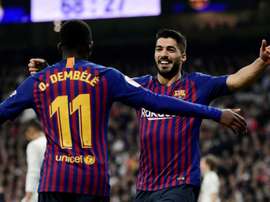 Dembélé fut l'une des clés de la victoire. AFP