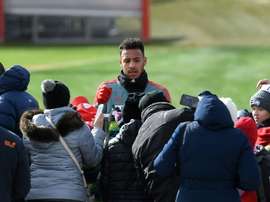 Tolisso reprend l'entraînement. AFP