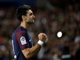 Le contrat que Beckham propose à Javier Pastore. AFP