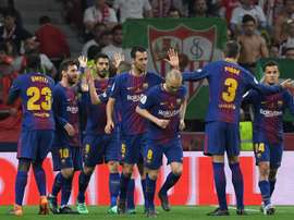 Le barça va joué un match amical en Afrique du Sud. AFP