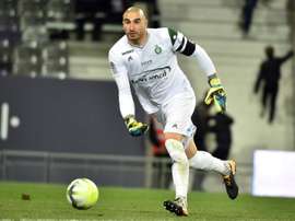 Le gardien de Saint-Etienne Stéphane Ruffier lors du match face à Toulouse. AFP